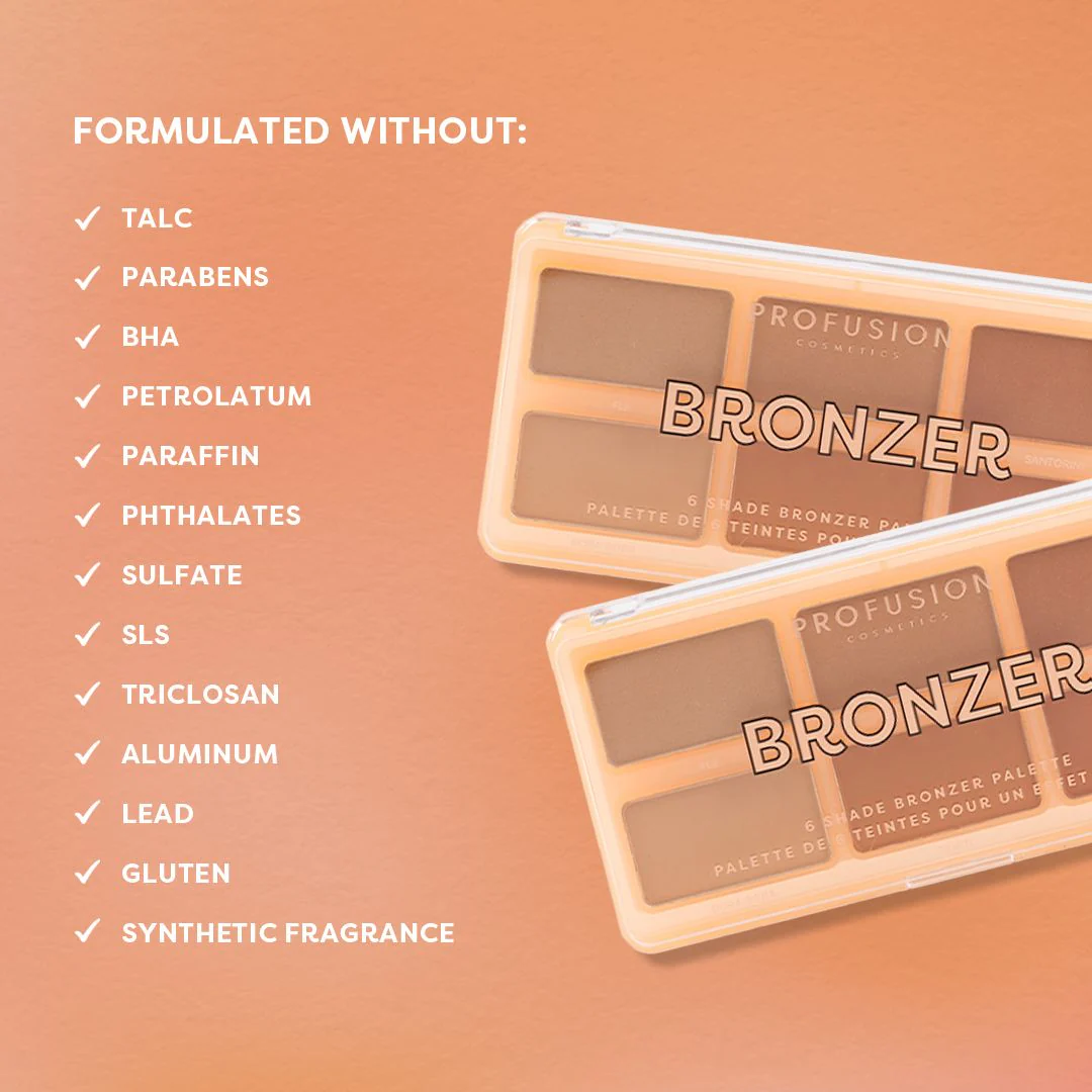 Bronzer 6 Shade Face Palette - Image 6
