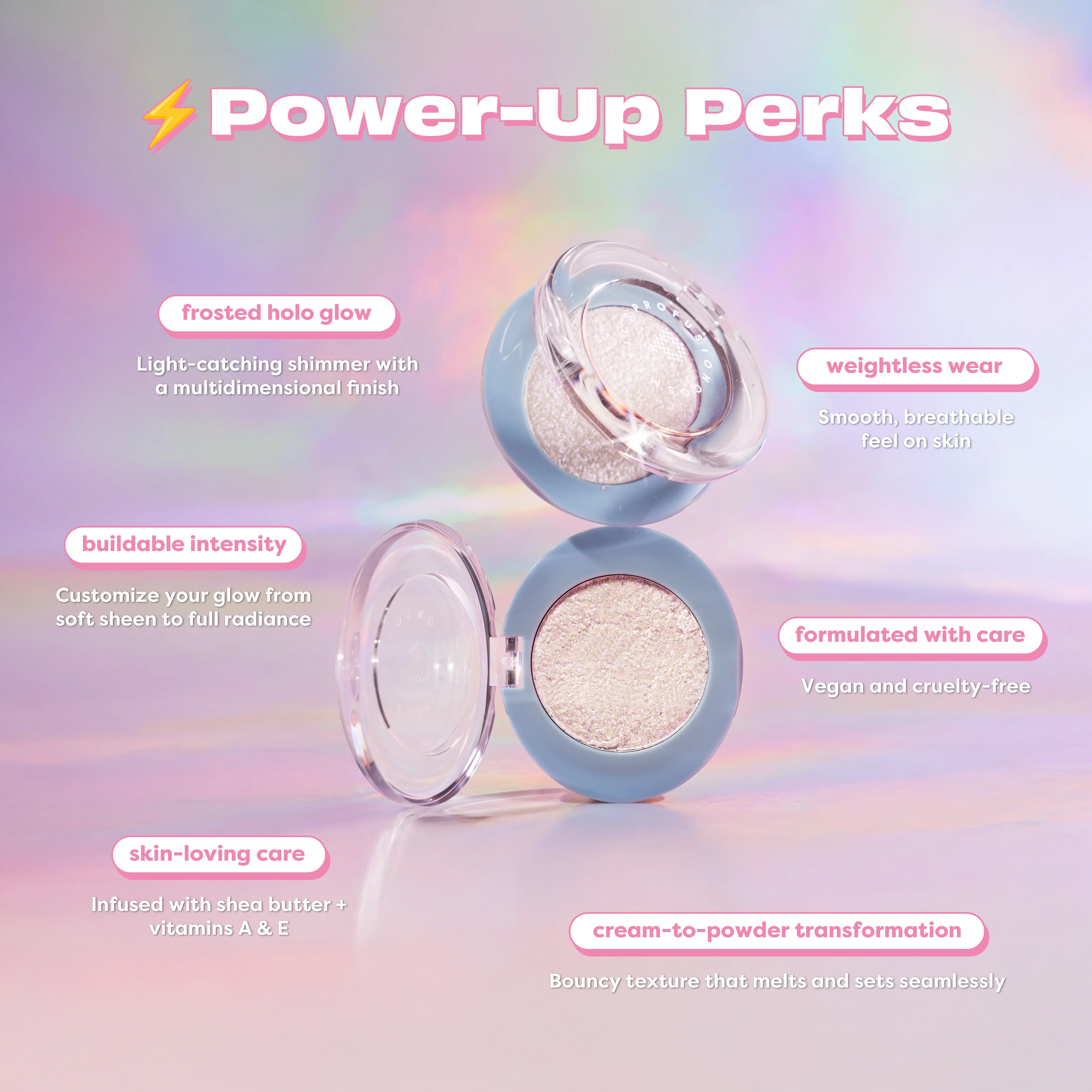 Bouncy Glow Frosted Holo Highlighter - Image 7