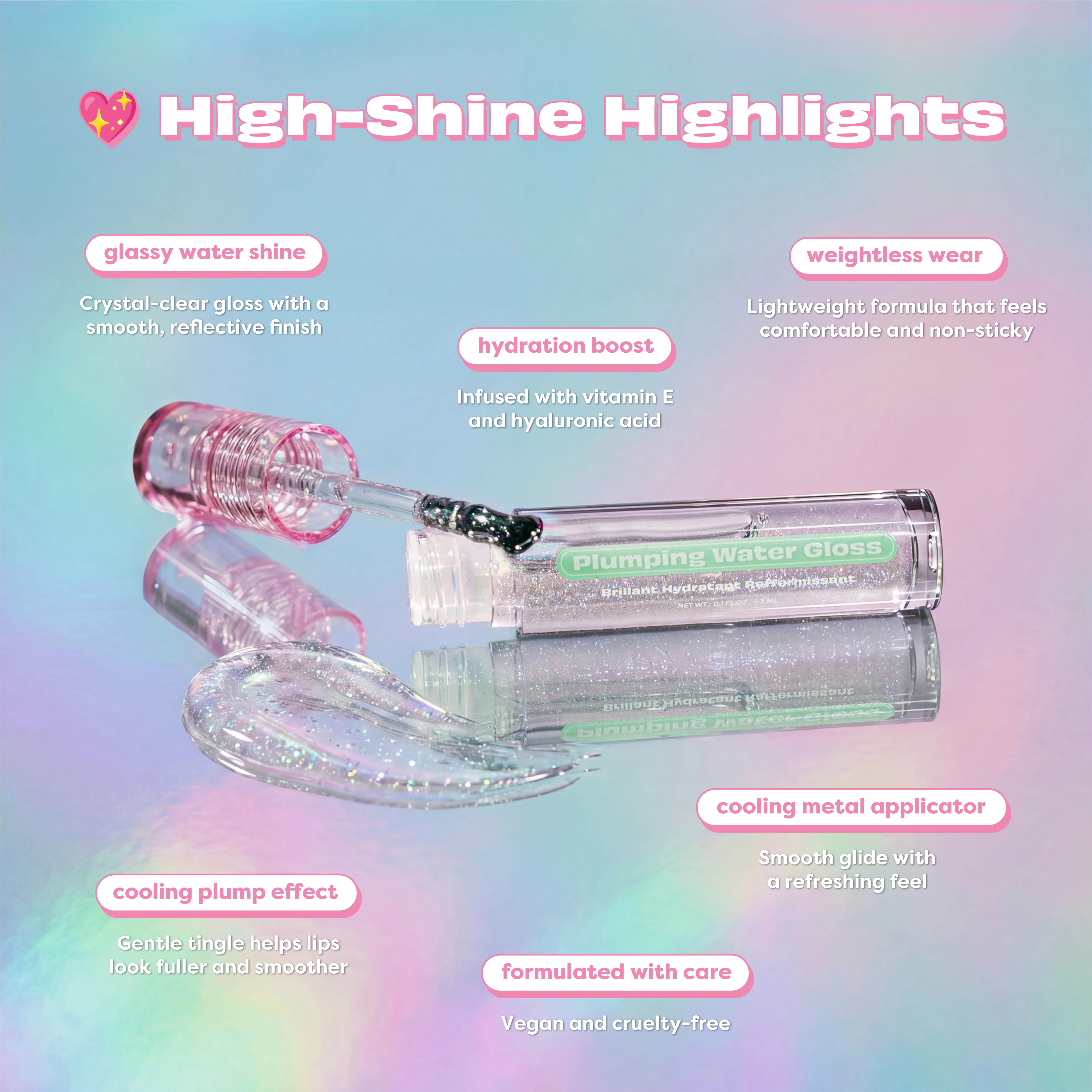 Dewy Glow Plumping Water Gloss - Image 6
