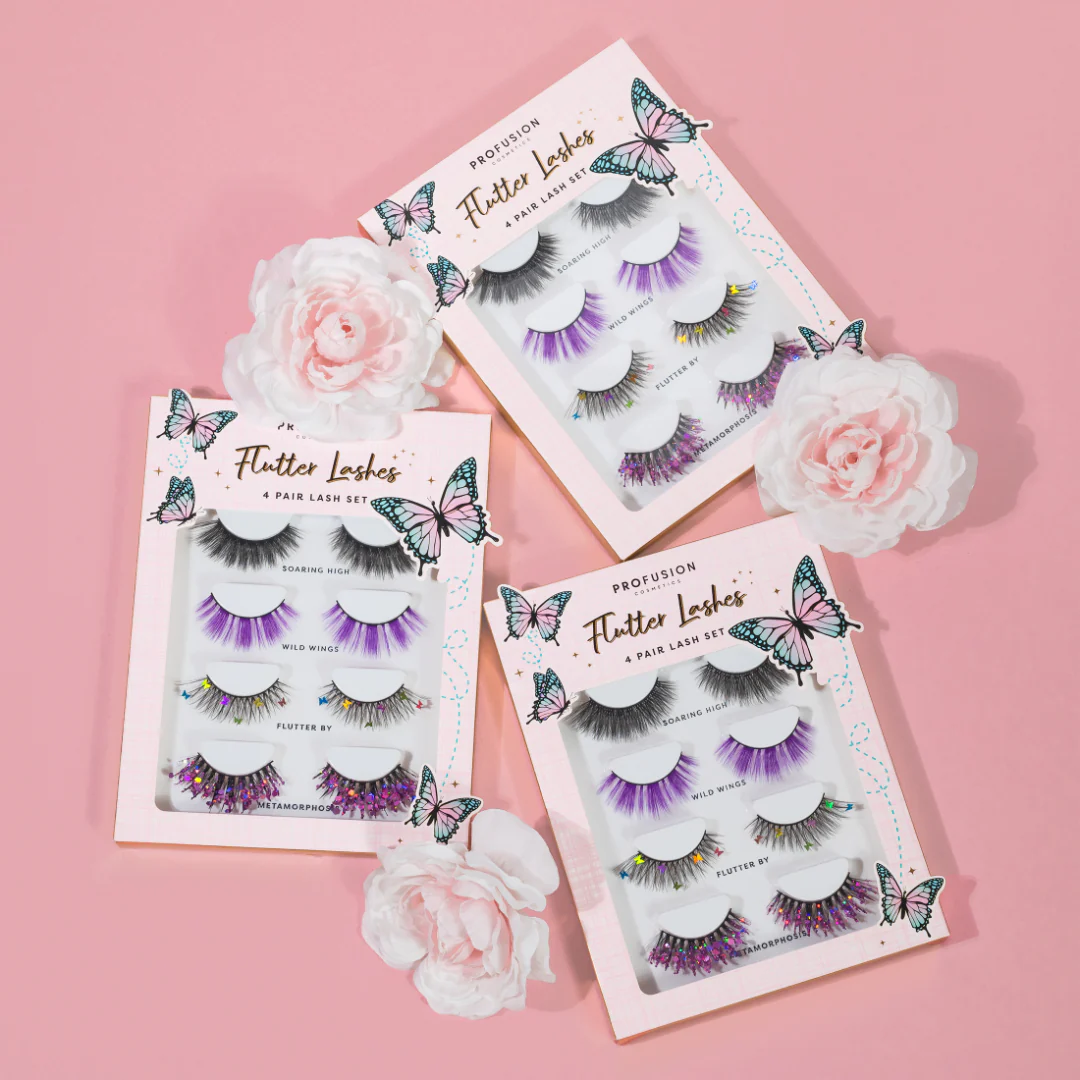 Empowered Butterfly | Flutter Lashes 4 pair Lash Set - Image 3
