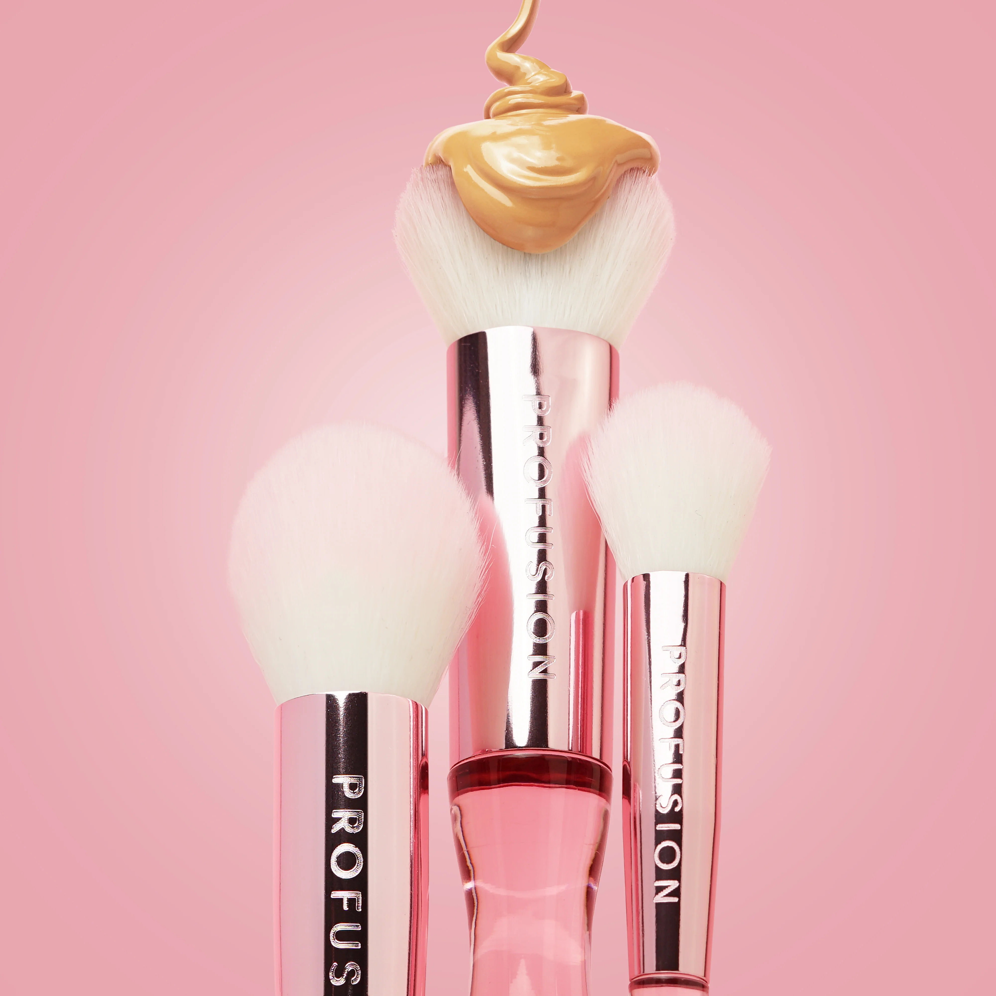 Face Essentials 3PC Face Brush Set - Image 2