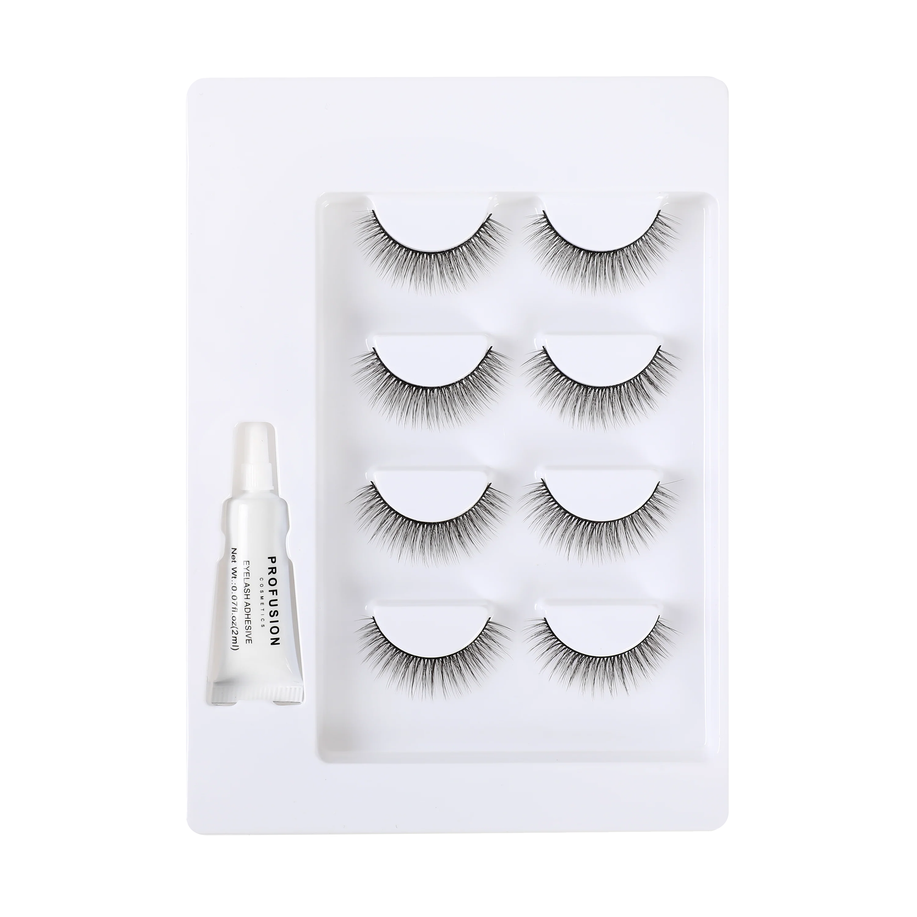 Frosted Snow Sparkle | 4 Pair Luxe False Lash Set - Image 3