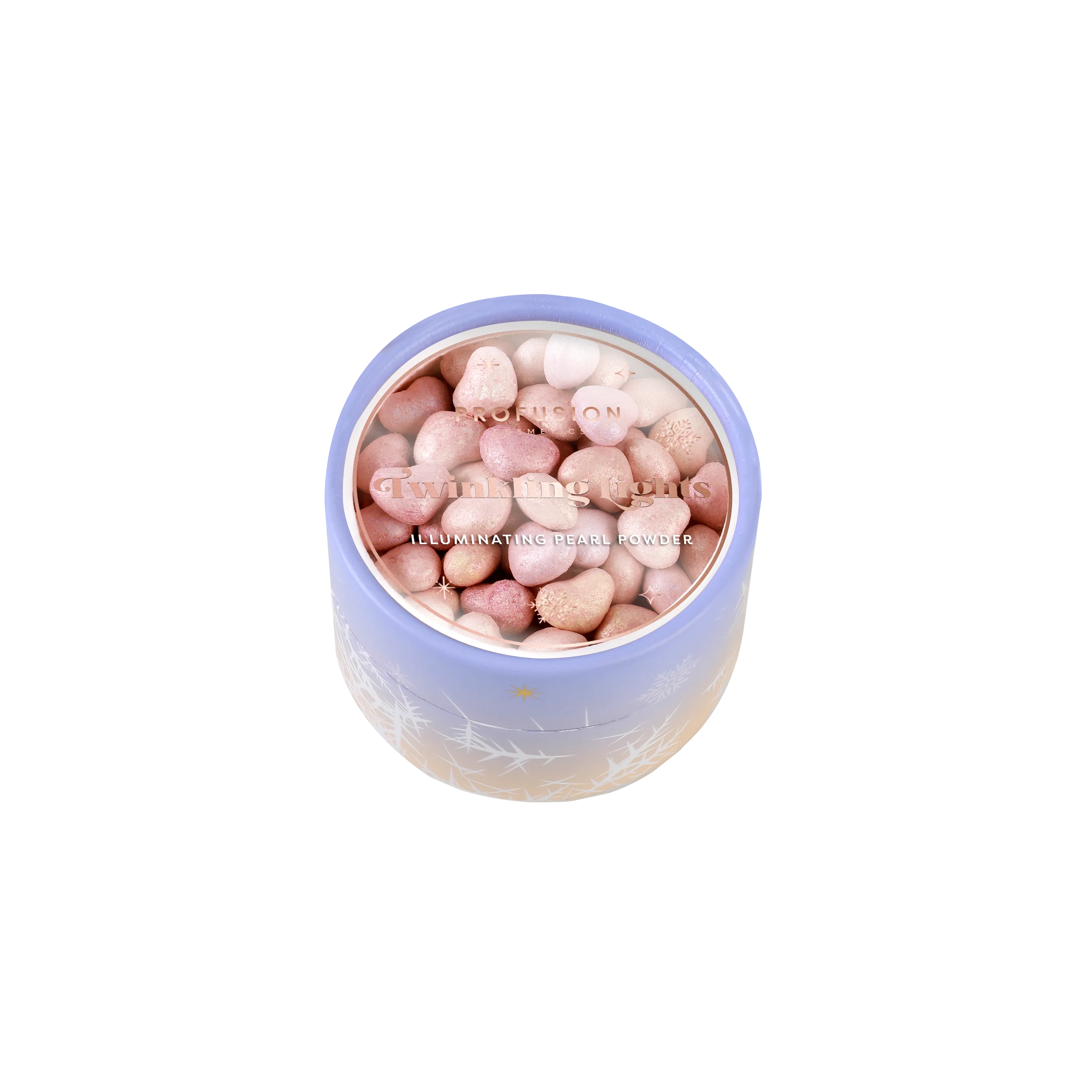 Frosted Snow Sparkle | Twinkling Lights Powder Puff Set - Image 3