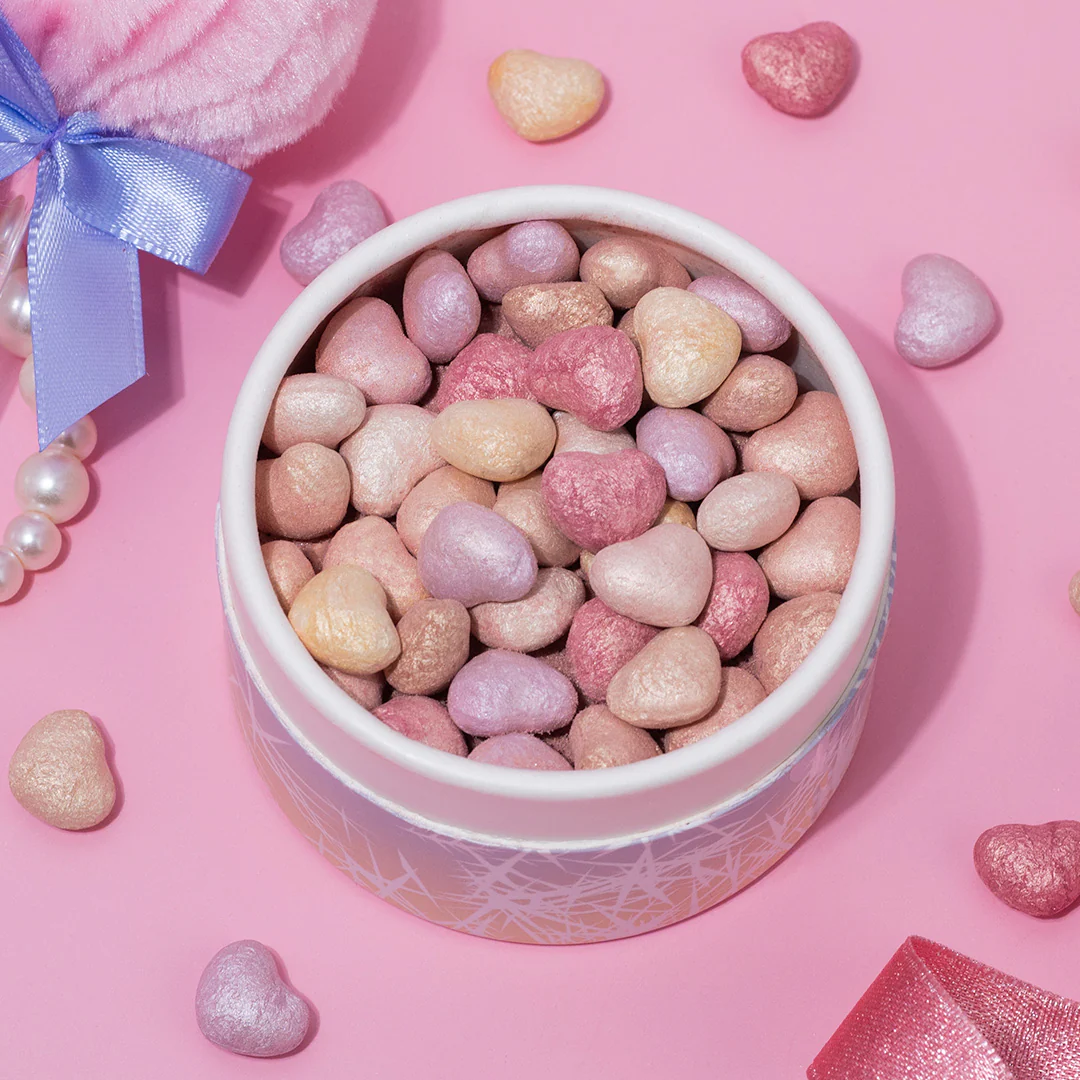 Frosted Snow Sparkle | Twinkling Lights Powder Puff Set - Image 4