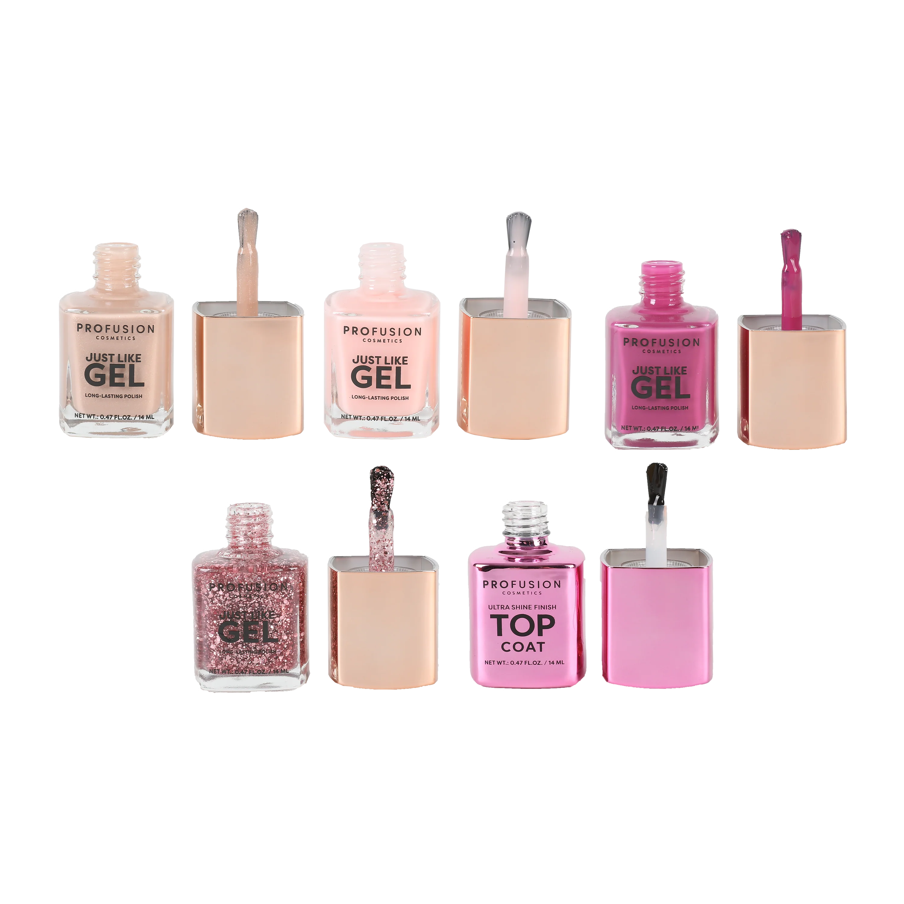 Shining Star Gel Effect Nail Polish Set