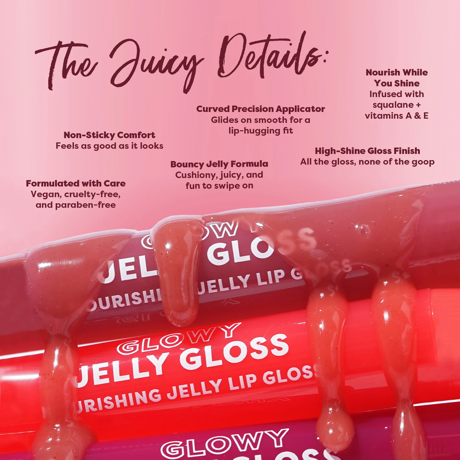 Glowy Jelly Gloss Nourishing Jelly Lip Gloss - Image 13