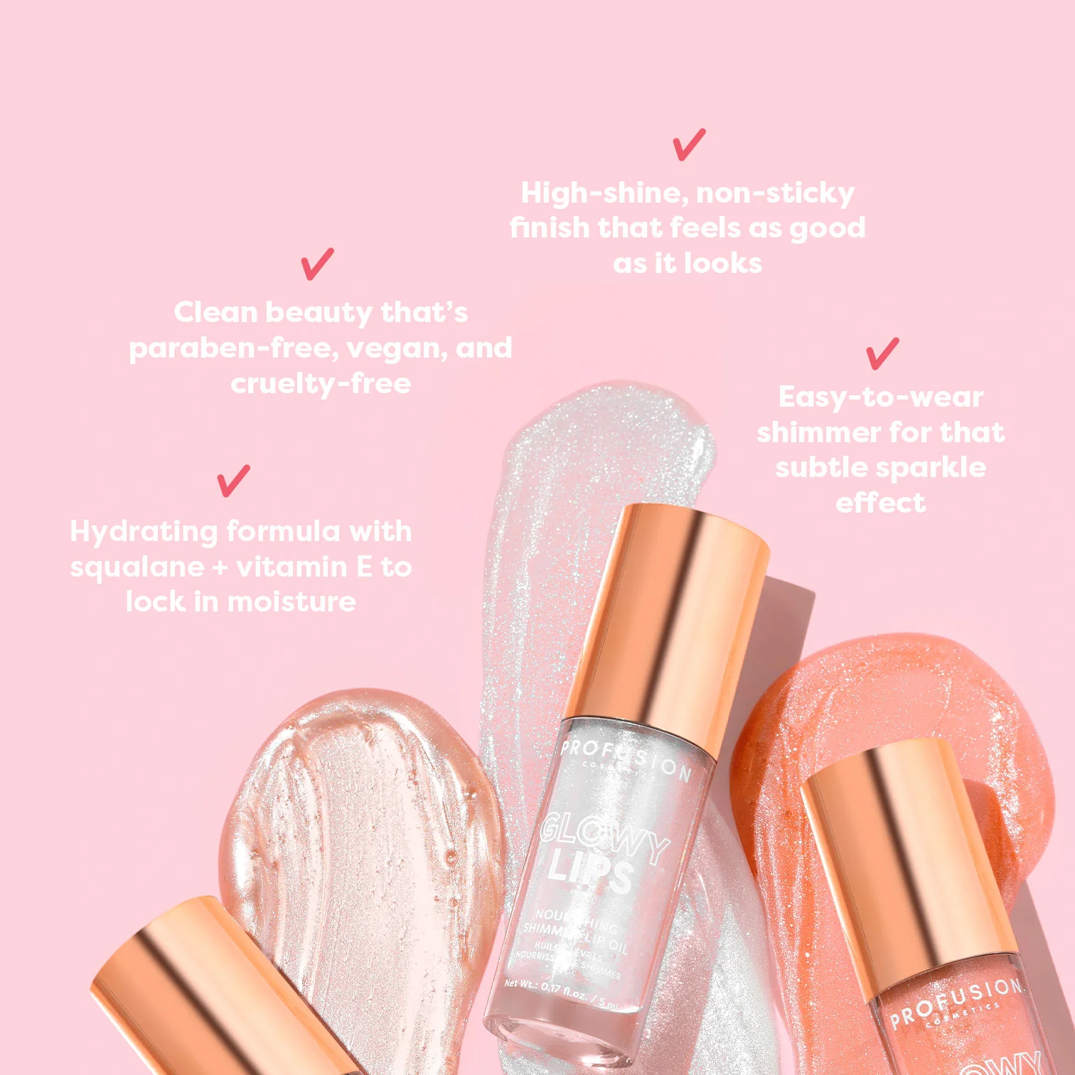 Glowy Lips Nourishing Shimmer Lip Oil - Image 13