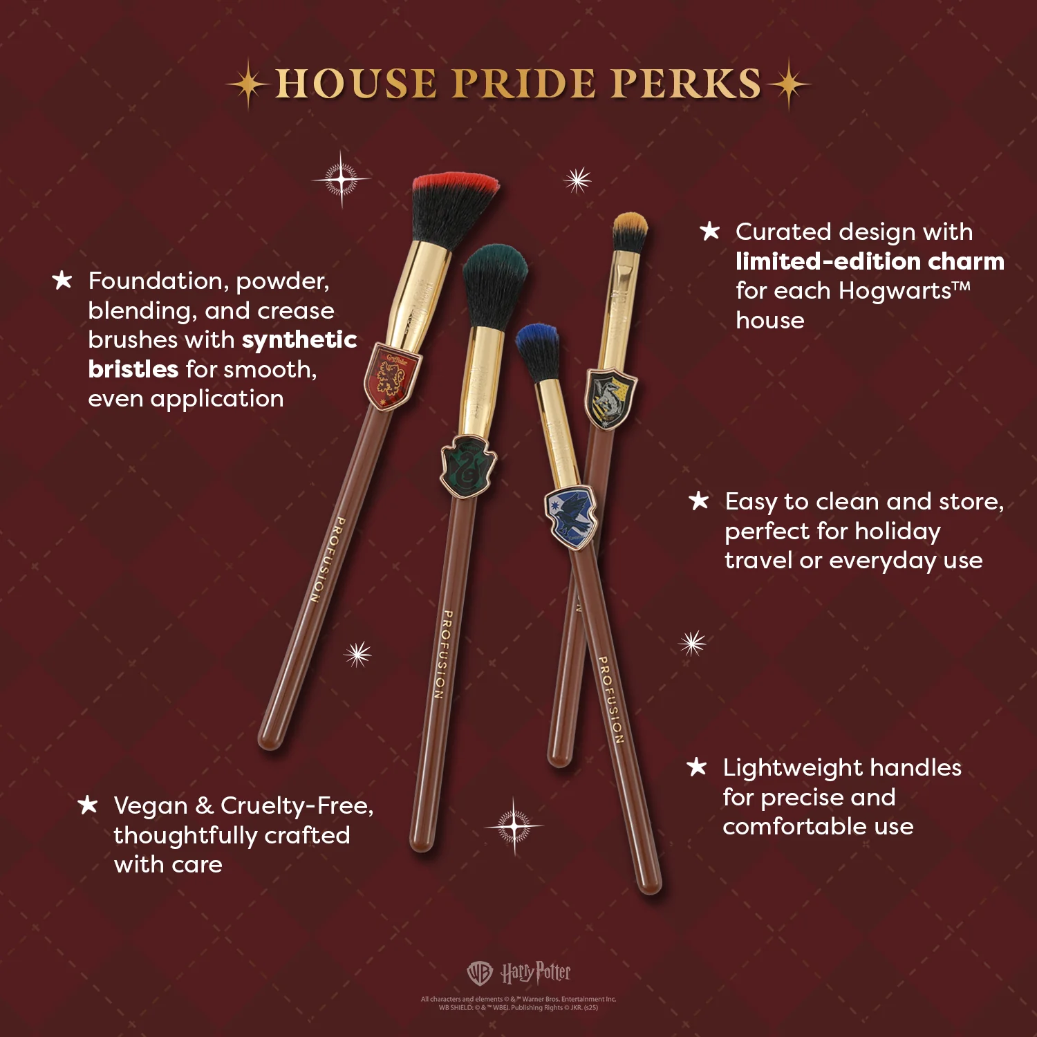 Harry Potter Holiday | House Champions Face & Brush Set - Image 3