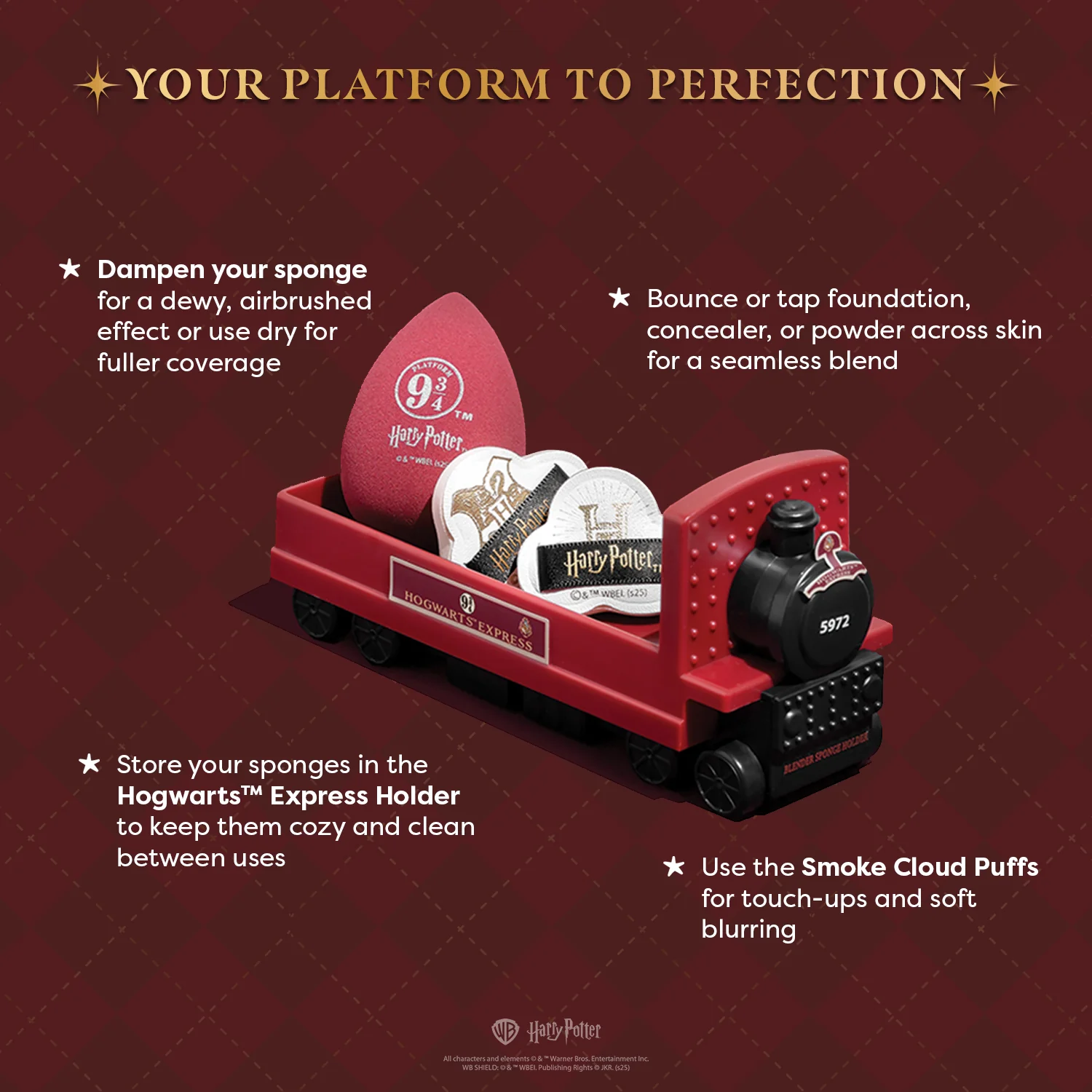 Harry Potter Holiday | Hogwarts™ Express Sponge Set - Image 6