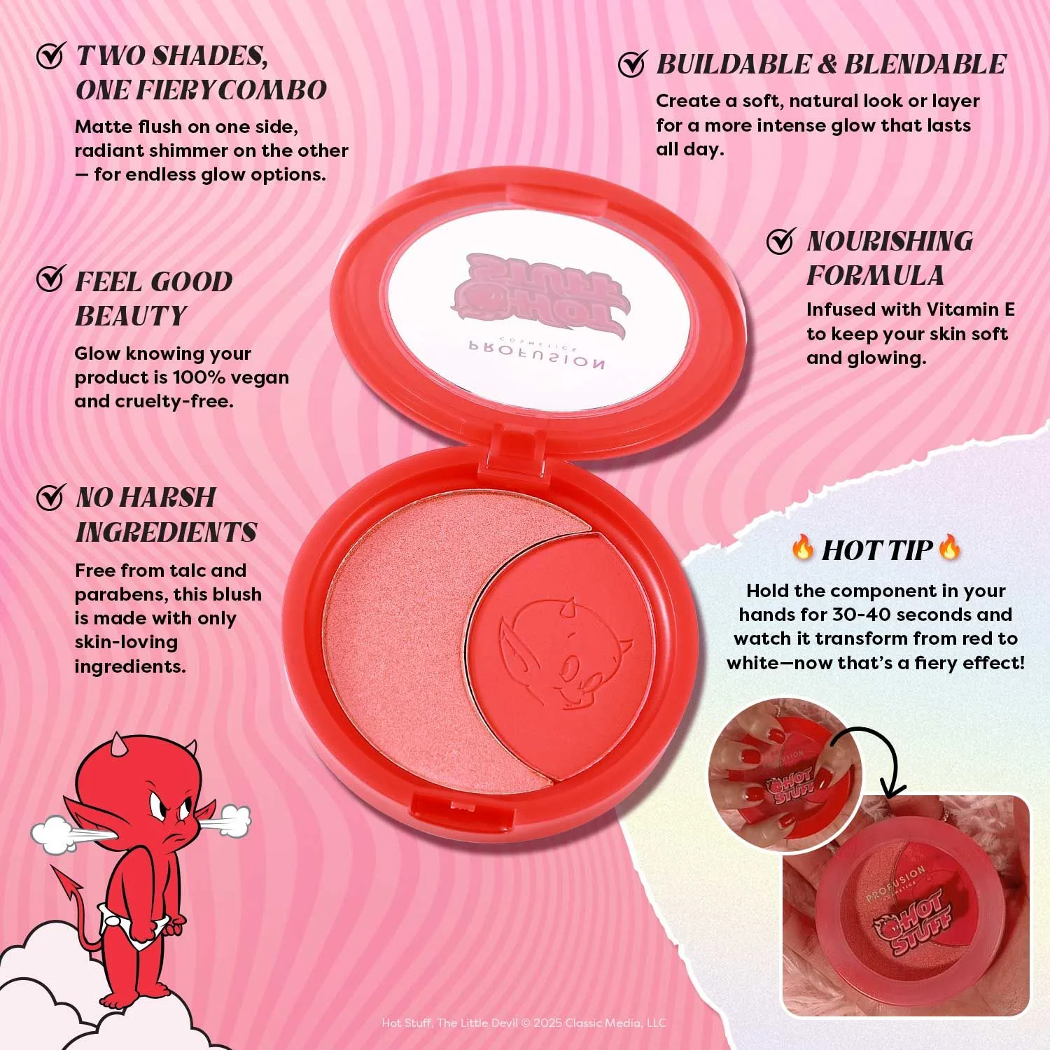 Turn Up The Heat Soft Matte & Shimmer Blush Duo - Image 5