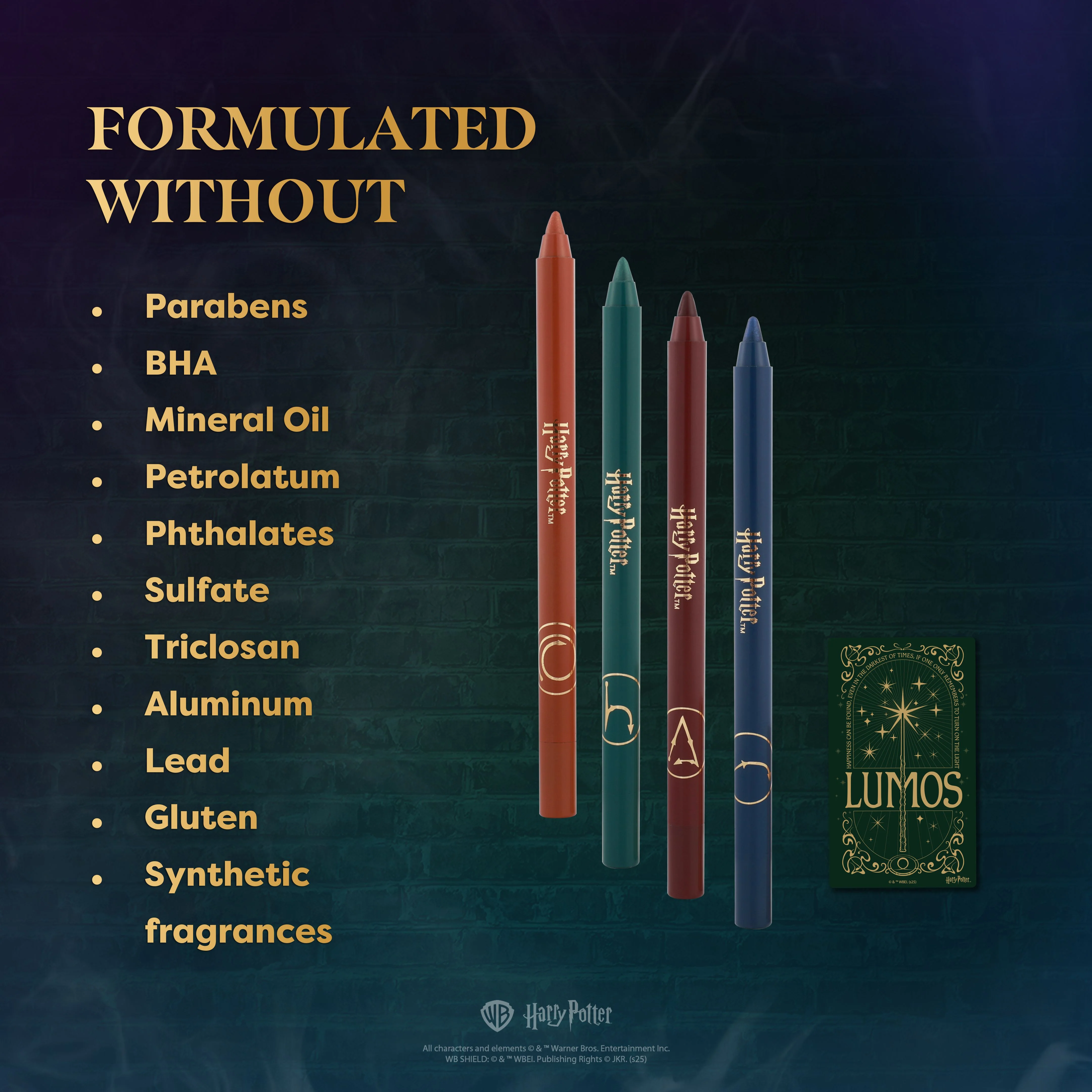 HP Dark Arts | Spells and Charms Liner Pencil Set - Image 6