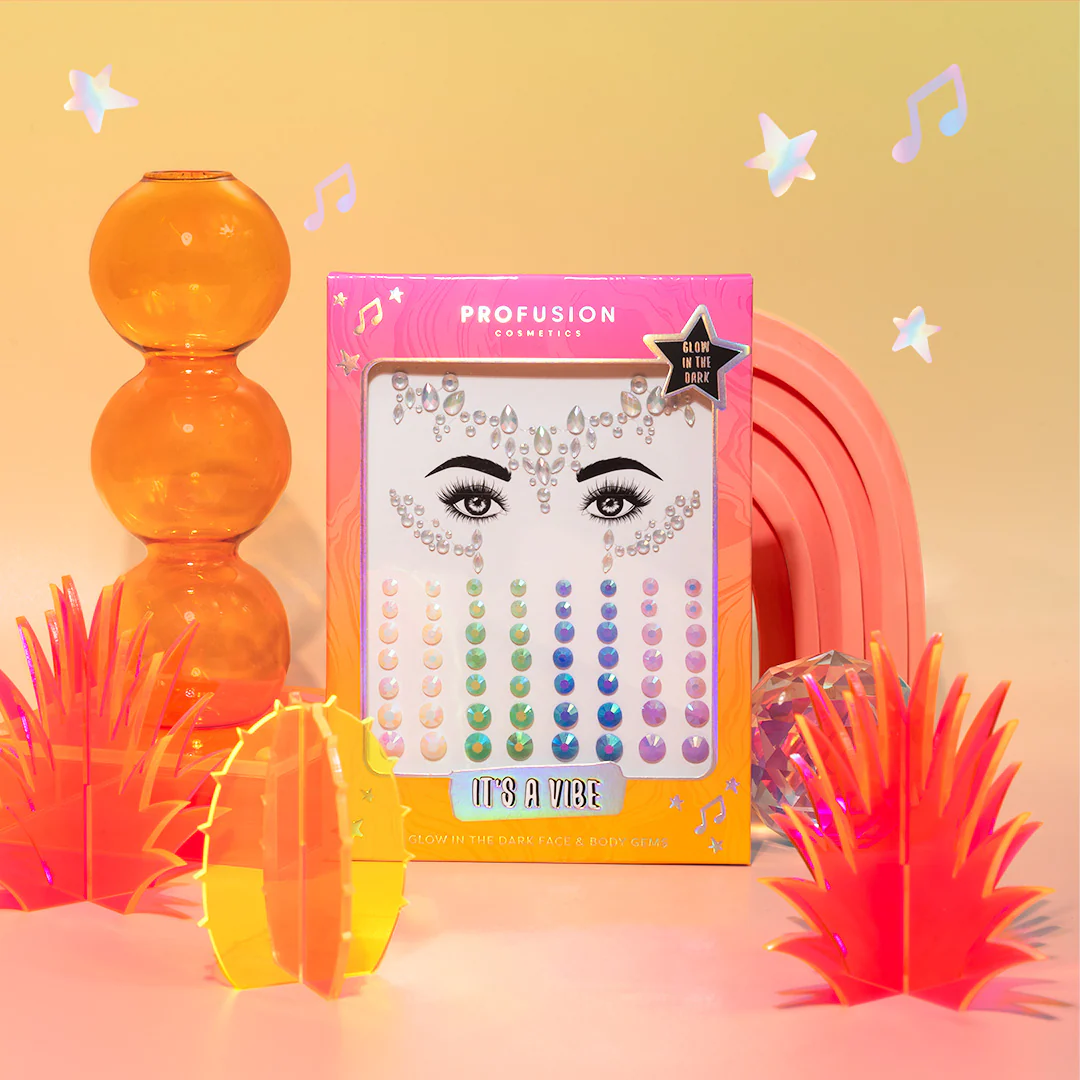 It's a Vibe | Glow-in-the-Dark Face & Body Gems - Image 3