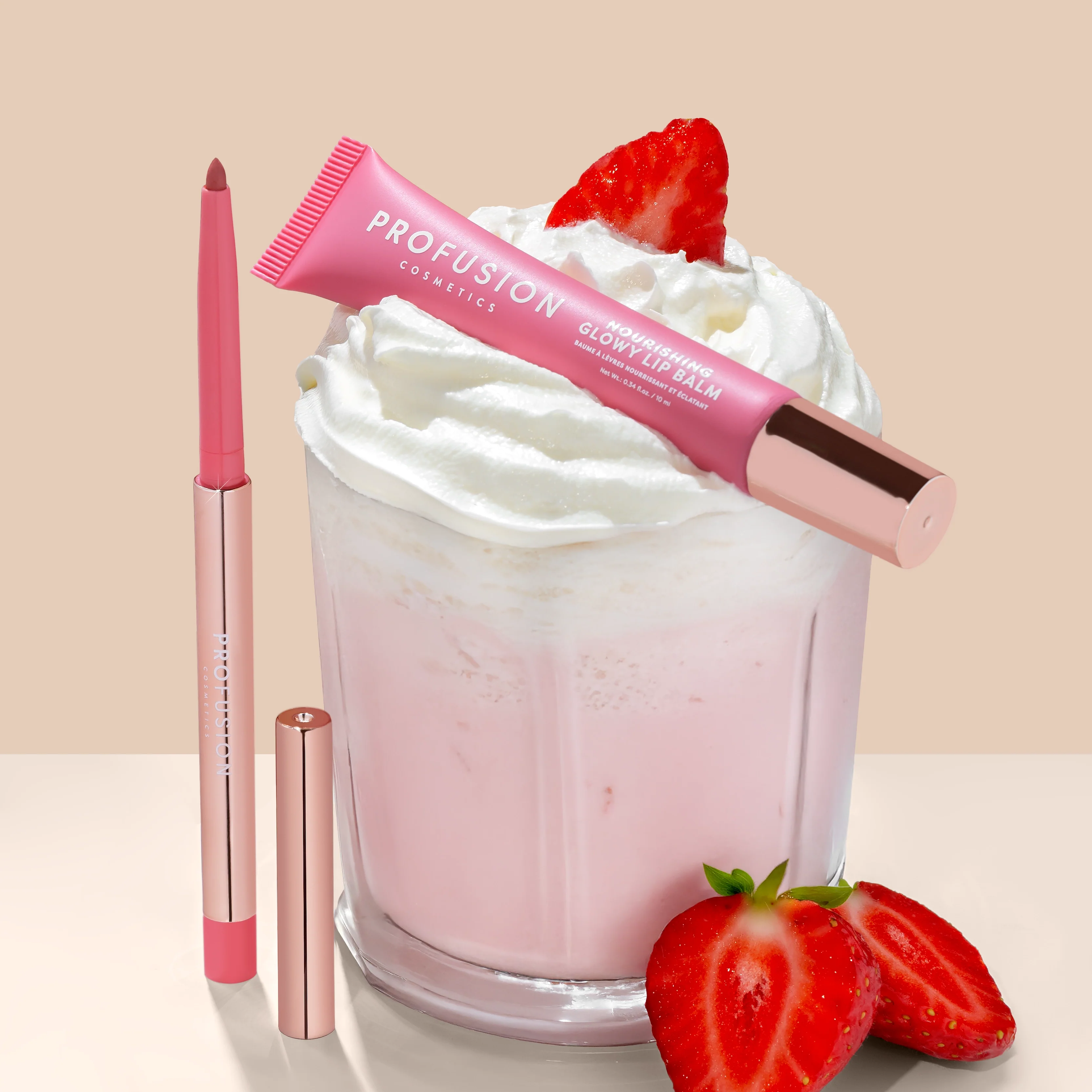 Lip Treat Duo Soft Matte Creamy Lip Liner & Nourishing Glowy Lip Balm - Image 8