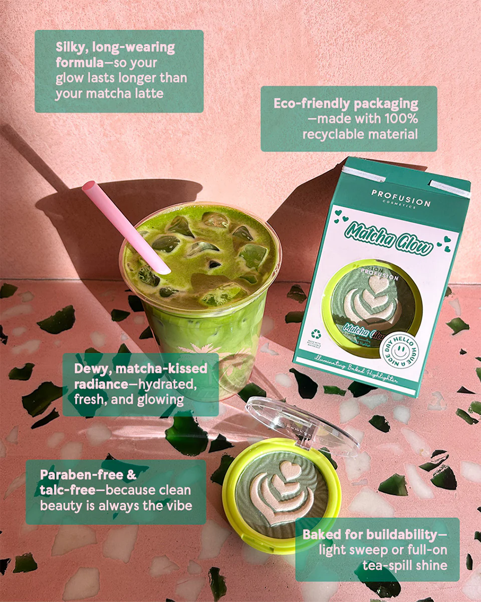 Matcha Glow Illuminating Baked Highlighter - Image 4