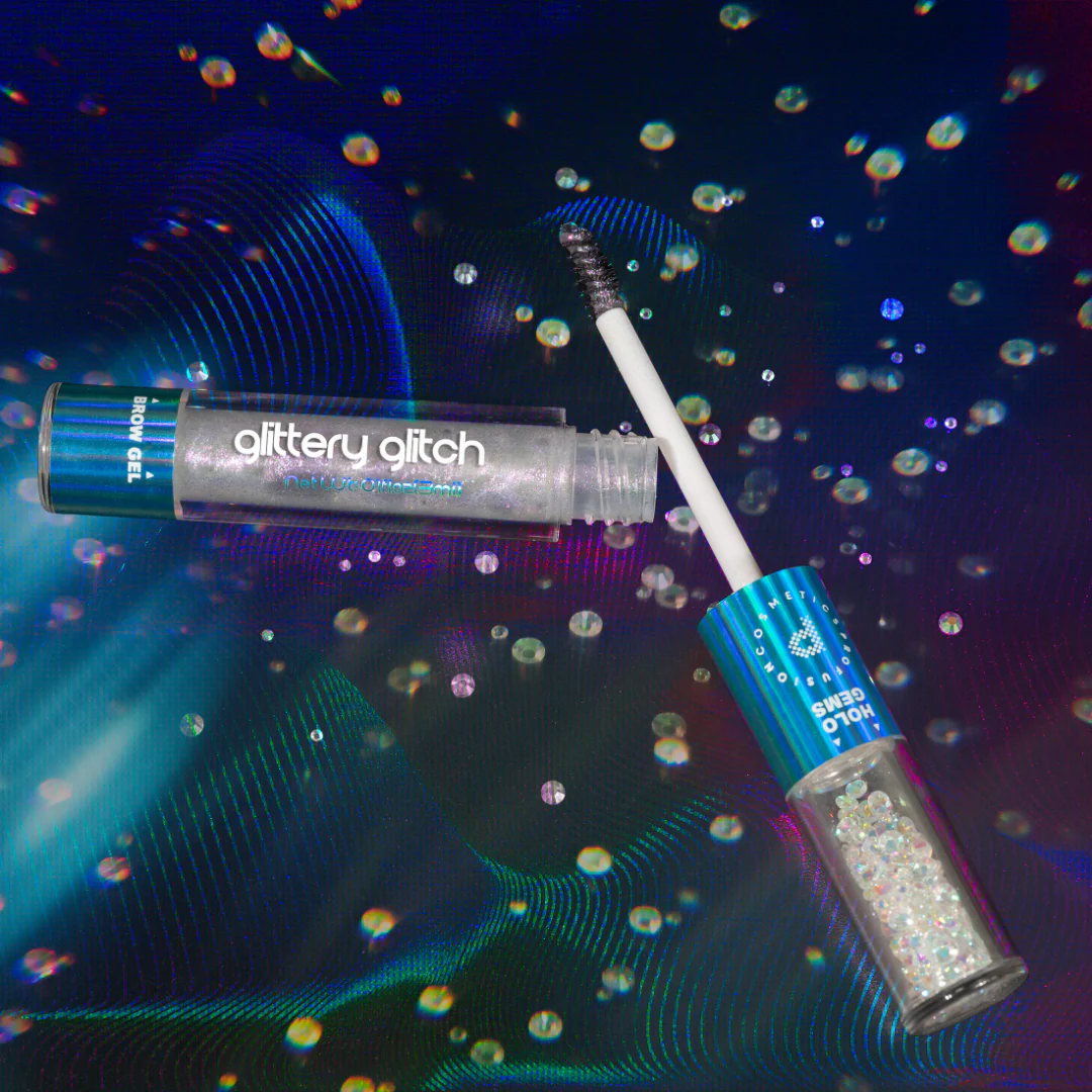 Metachrome | Glitter Glitch Holo Brow Gel & Gems - Image 4