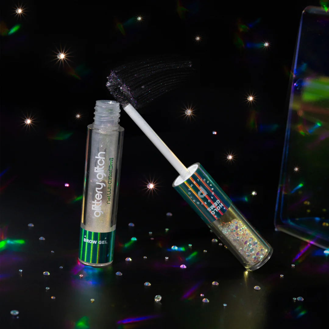 Metachrome | Glitter Glitch Holo Brow Gel & Gems - Image 5