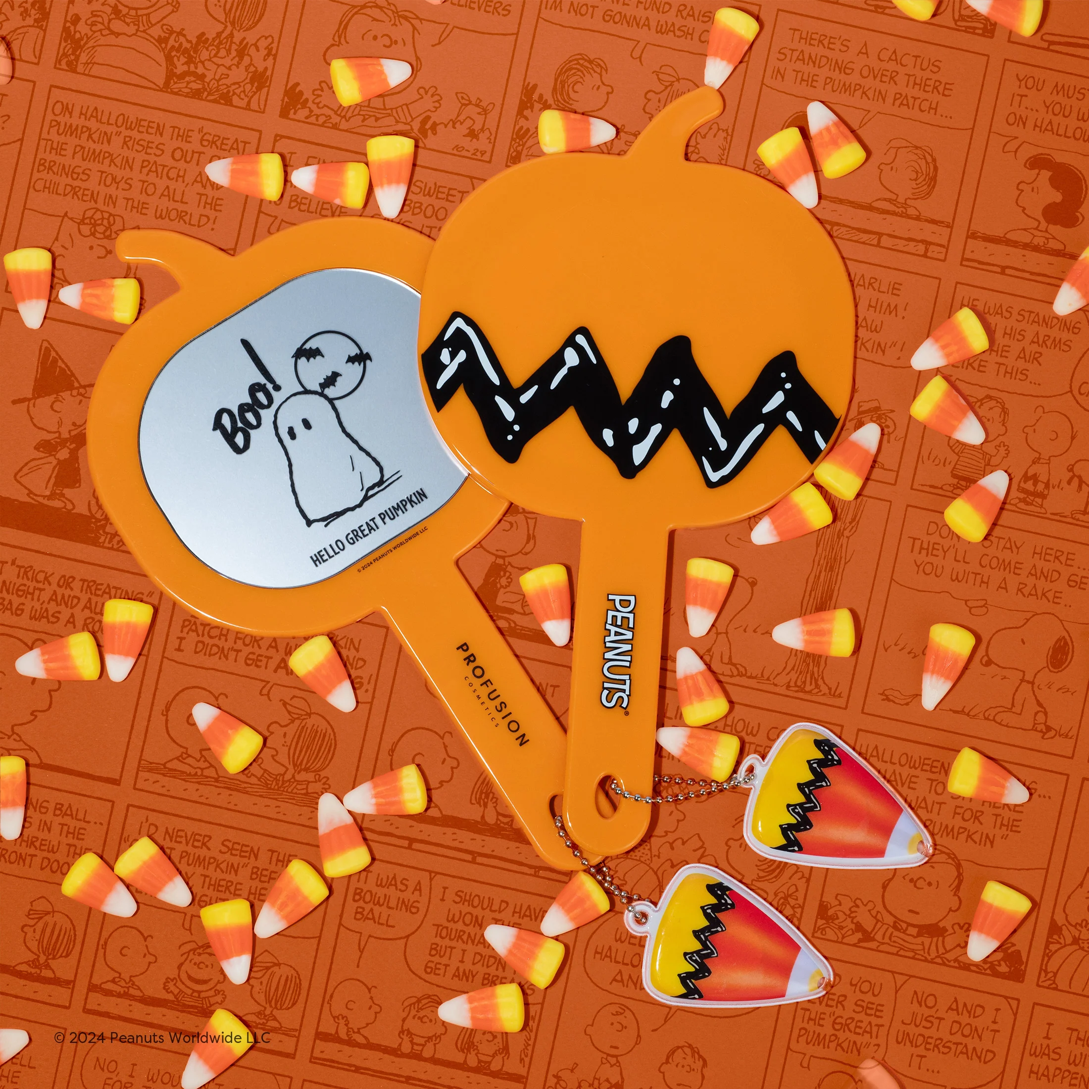Peanuts Halloween| Hello Great Pumpkin Handheld Mirror - Image 3
