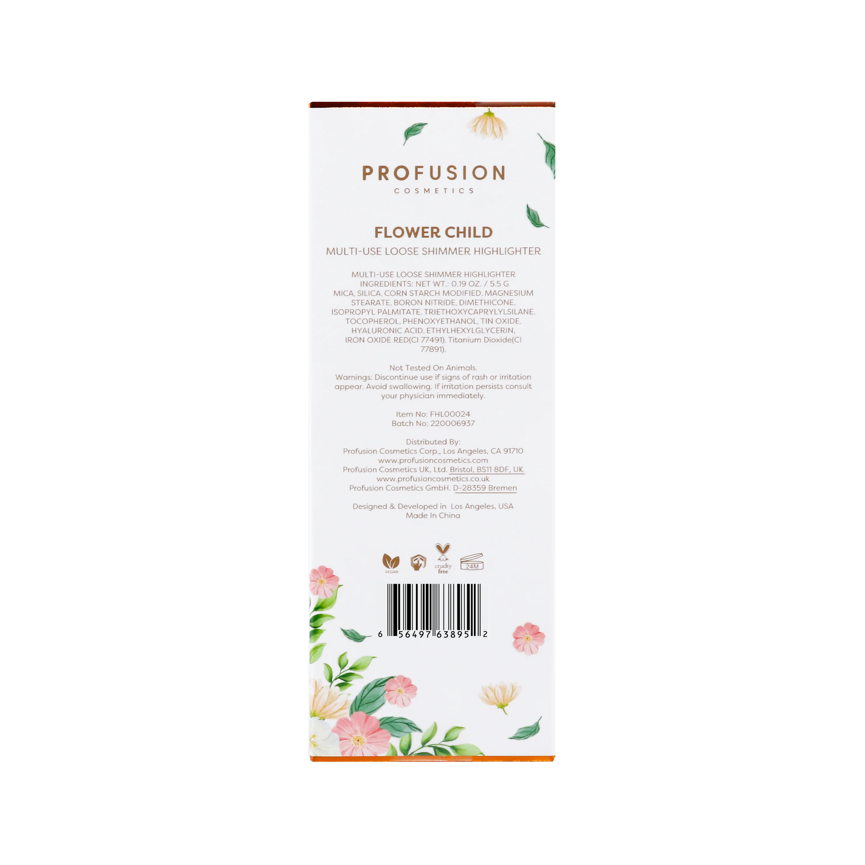 Petal Perfect |Flower Child Multi-Use Loose Shimmer Highlighter - Image 5