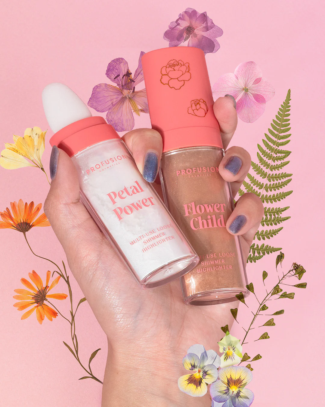 Petal Perfect |Petal Power Multi-Use Loose Shimmer Highlighter - Image 3