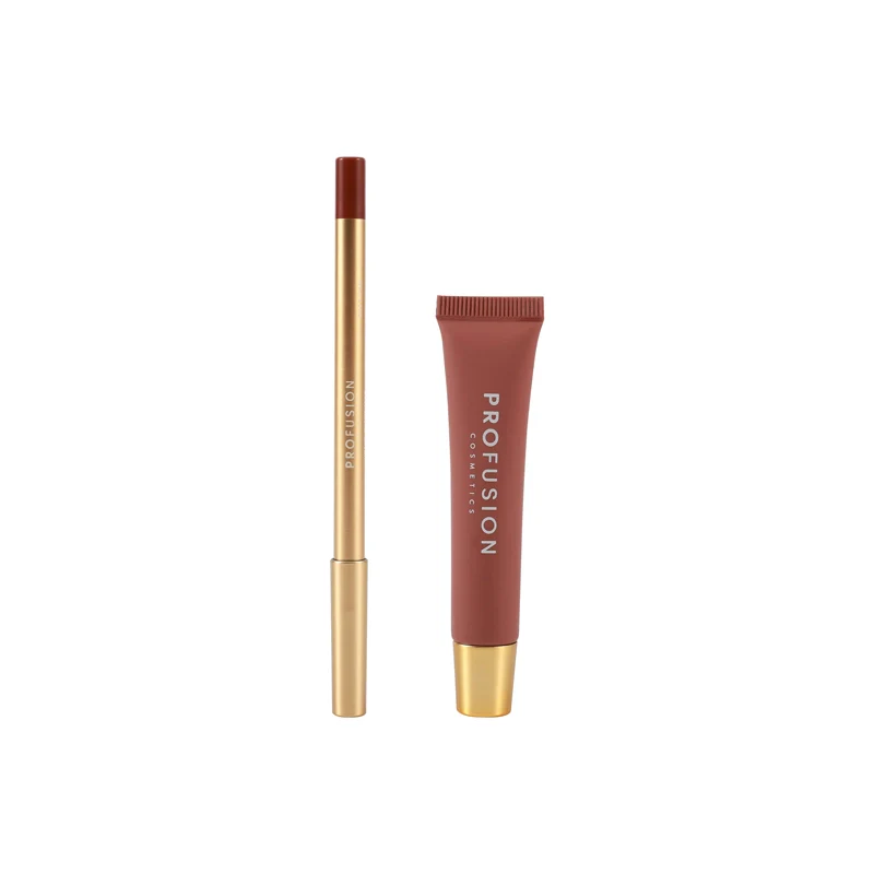 Pumpkin Spice | Cashmere Lips Lip Liner & Balm Duo - Image 4