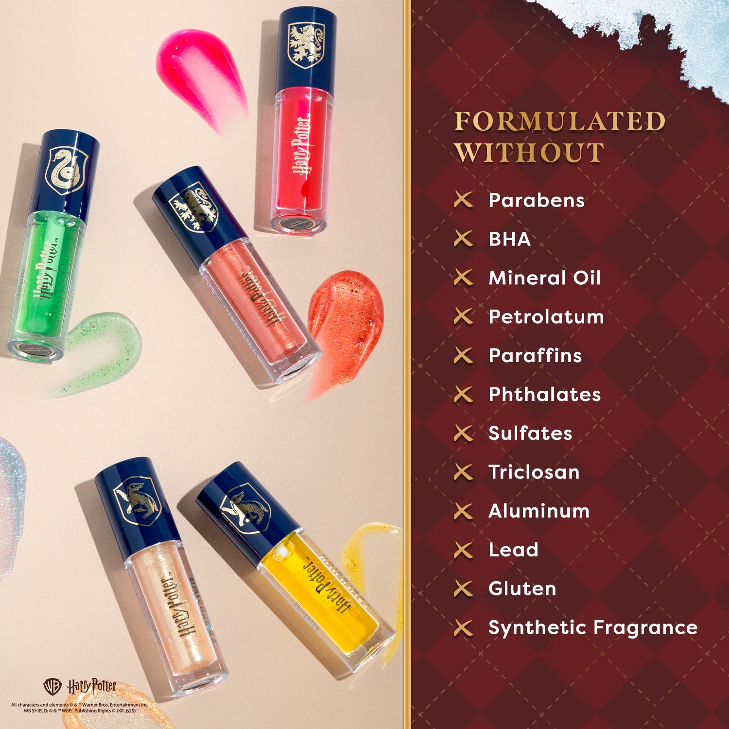 Harry Potter Holiday | Gryffindor™ Slytherin™ Hufflepuff™ Raven Claw™ Lip Duo Set - Image 16
