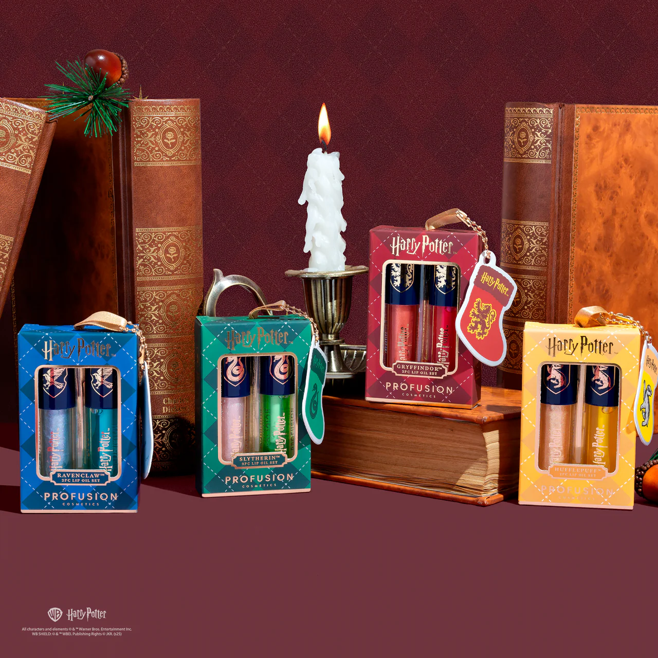 Harry Potter Holiday | Gryffindor™ Slytherin™ Hufflepuff™ Raven Claw™ Lip Duo Set - Image 17